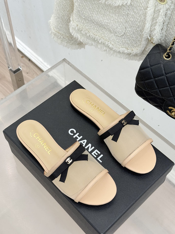 最高級シャネルスーパーコピー CHANEL メッシュ ミュール サンダル レディース 疲れない 2026新作 ベージュ 2630942 シャネル サンダル 新作 - 画像 (8)