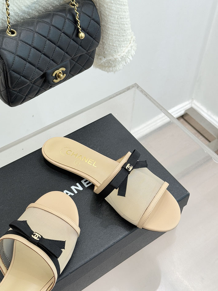 最高級シャネルスーパーコピー CHANEL メッシュ ミュール サンダル レディース 疲れない 2026新作 ベージュ 2630942 シャネル サンダル 新作 - 画像 (6)