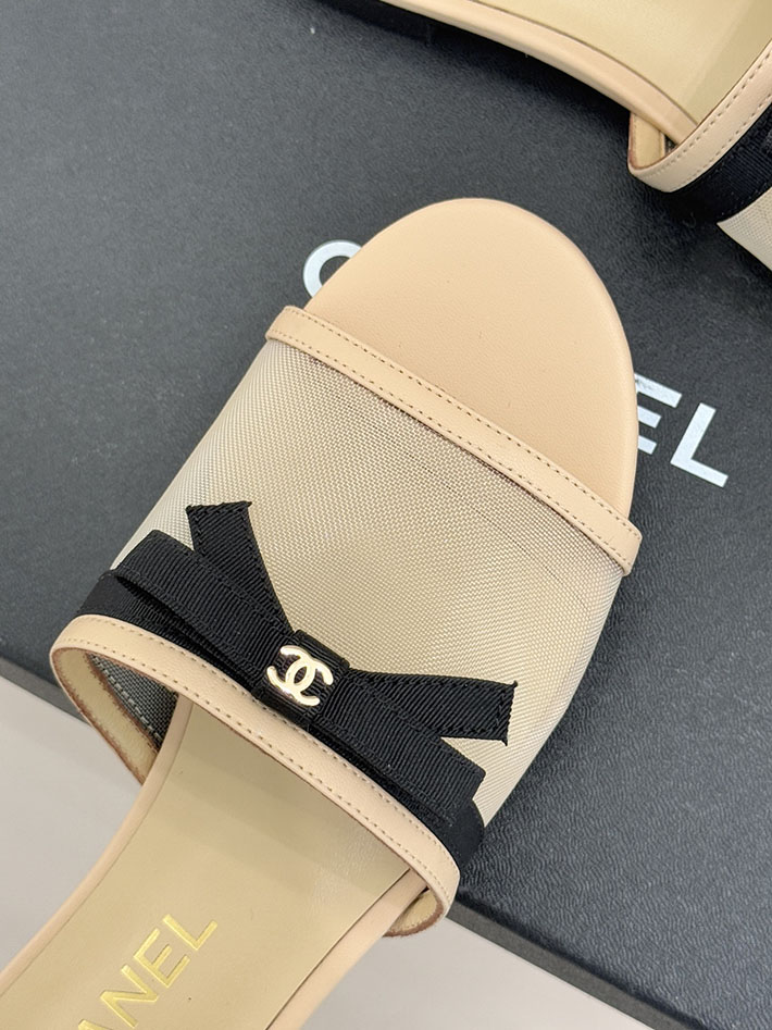 最高級シャネルスーパーコピー CHANEL メッシュ ミュール サンダル レディース 疲れない 2026新作 ベージュ 2630942 シャネル サンダル 新作 - 画像 (4)