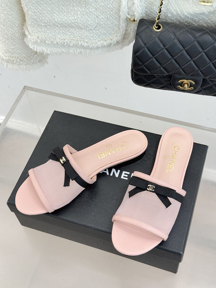 最高級シャネルスーパーコピー CHANEL メッシュ ミュール サンダル レディース 疲れない 2026新作 ピンク 2630944 サンダル レディース おしゃれ - 画像 (9)