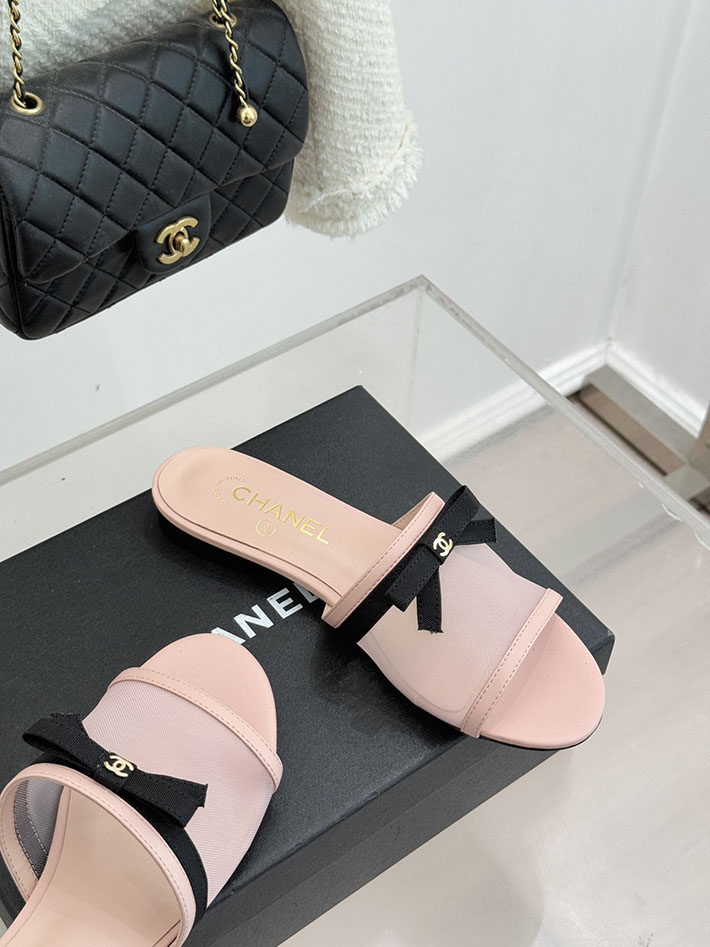 最高級シャネルスーパーコピー CHANEL メッシュ ミュール サンダル レディース 疲れない 2026新作 ピンク 2630944 サンダル レディース おしゃれ - 画像 (6)