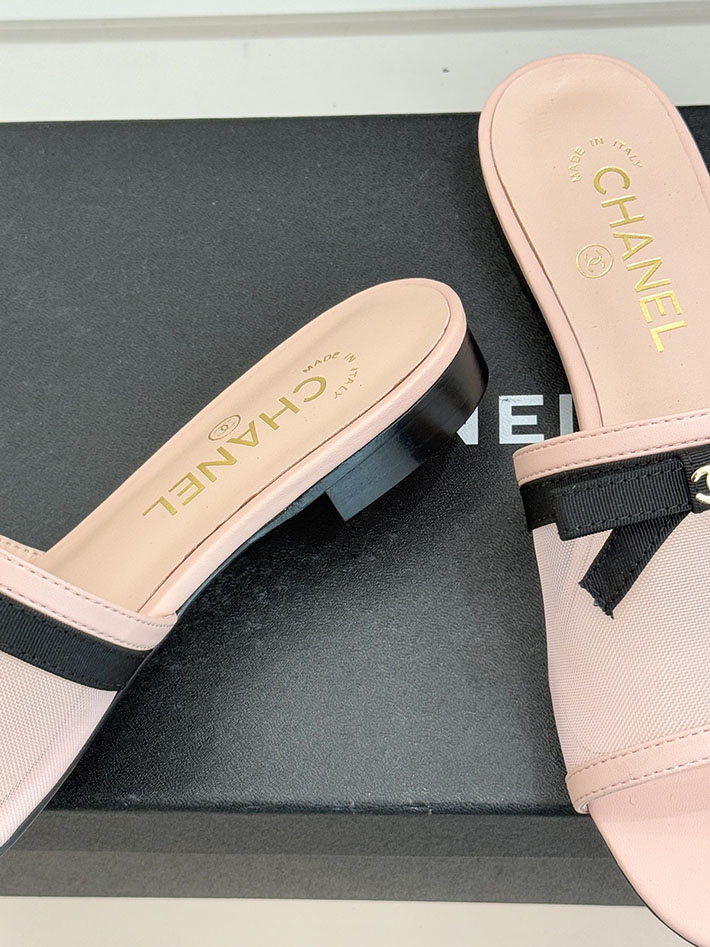 最高級シャネルスーパーコピー CHANEL メッシュ ミュール サンダル レディース 疲れない 2026新作 ピンク 2630944 サンダル レディース おしゃれ - 画像 (5)