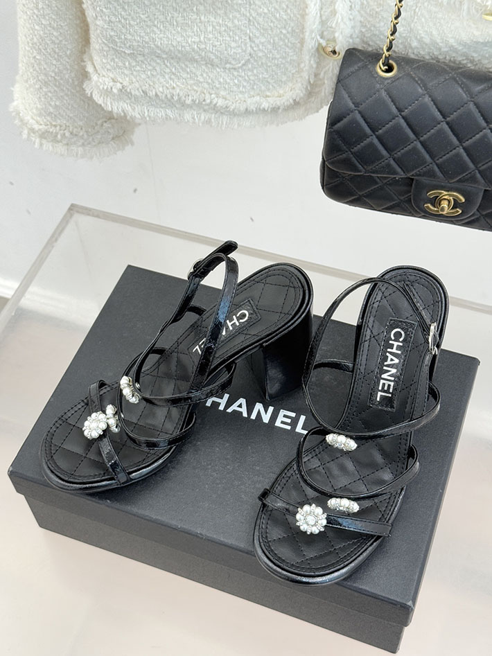 最高級シャネルスーパーコピー CHANEL サンダル 2026年 新作 95mm ラミネート ラムスキン ブラック 2630959 シャネル サンダル 安い - 画像 (9)