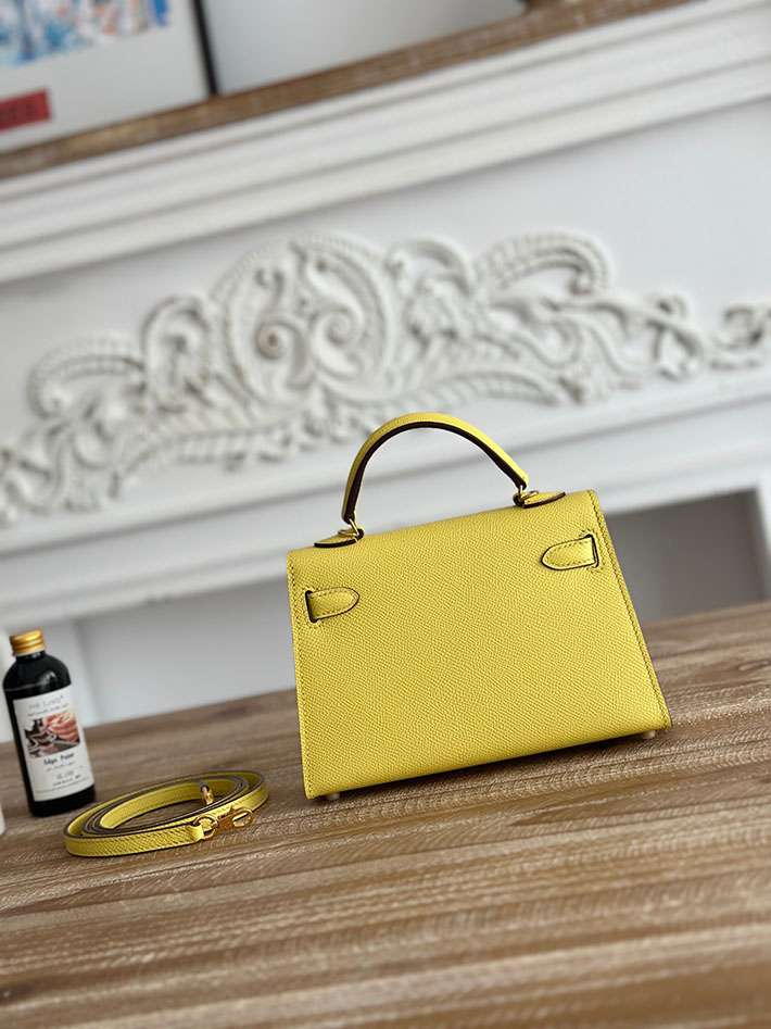 エルメス ショルダーバッグの定価 HERMES ケリーミニ2 ライム ヴォーエプソン ゴールド金具 H073663CC9R エルメス ショルダーバッグ 定価 - 画像 (8)