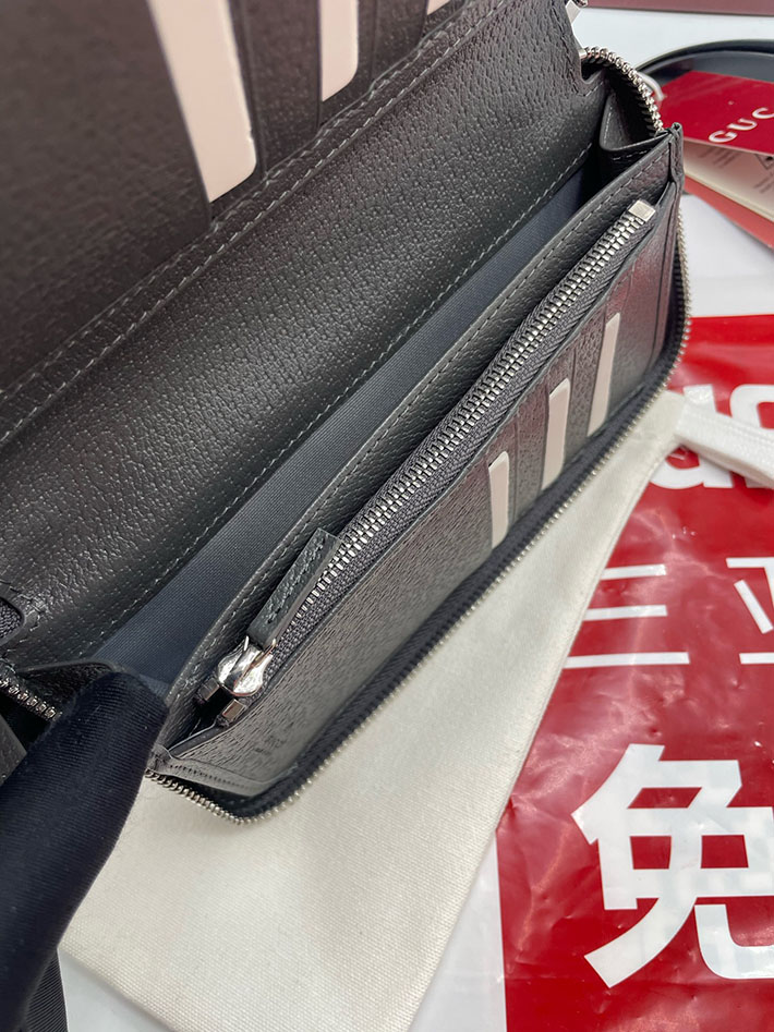 グッチ 財布 アウトレット GUCCI ジップアラウンドウォレット インテリア 822051 ブラック 2633293 グッチ 財布 メンズ 長財布 - 画像 (6)