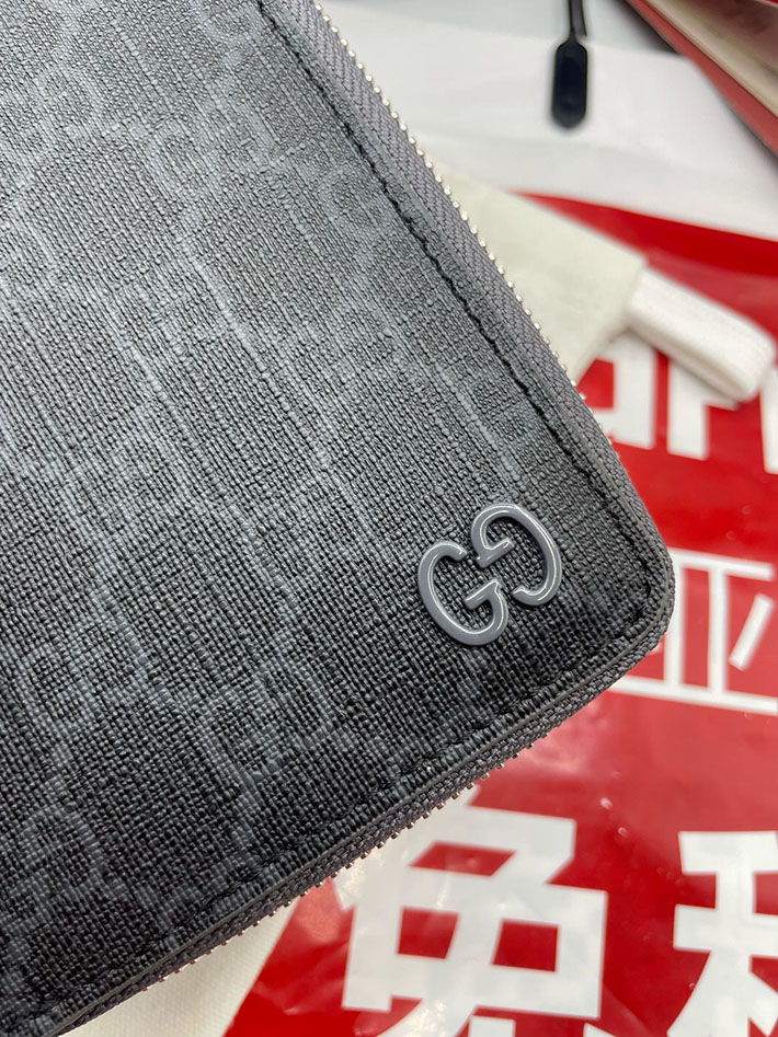 グッチ 財布 アウトレット GUCCI ジップアラウンドウォレット インテリア 822051 ブラック 2633293 グッチ 財布 メンズ 長財布 - 画像 (3)