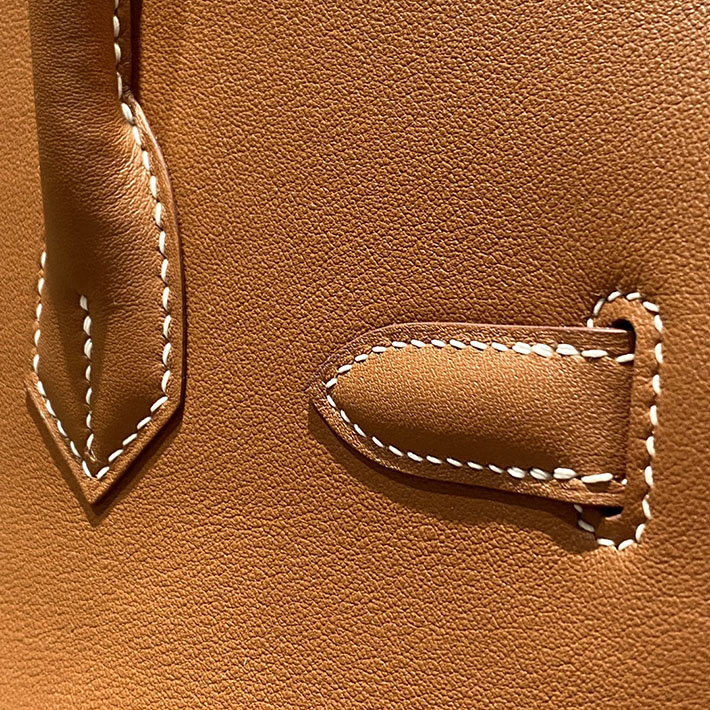 ショルダーバーキン29の定価 HERMES バーキンショルダーライト 29 ゴールド スイフト シルバー金具 H085237CK37 エルメス バッグ バーキン - 画像 (3)
