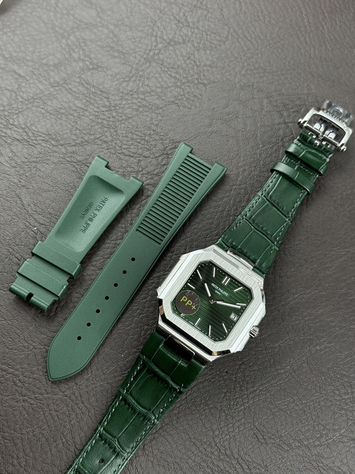 最高級パテックフィリップスーパーコピー PATEK PHILIPPE キュビタス 新作 ホワイトゴールド カーキ 2632442 パテック フィリップ 時計 値段 - 画像 (2)