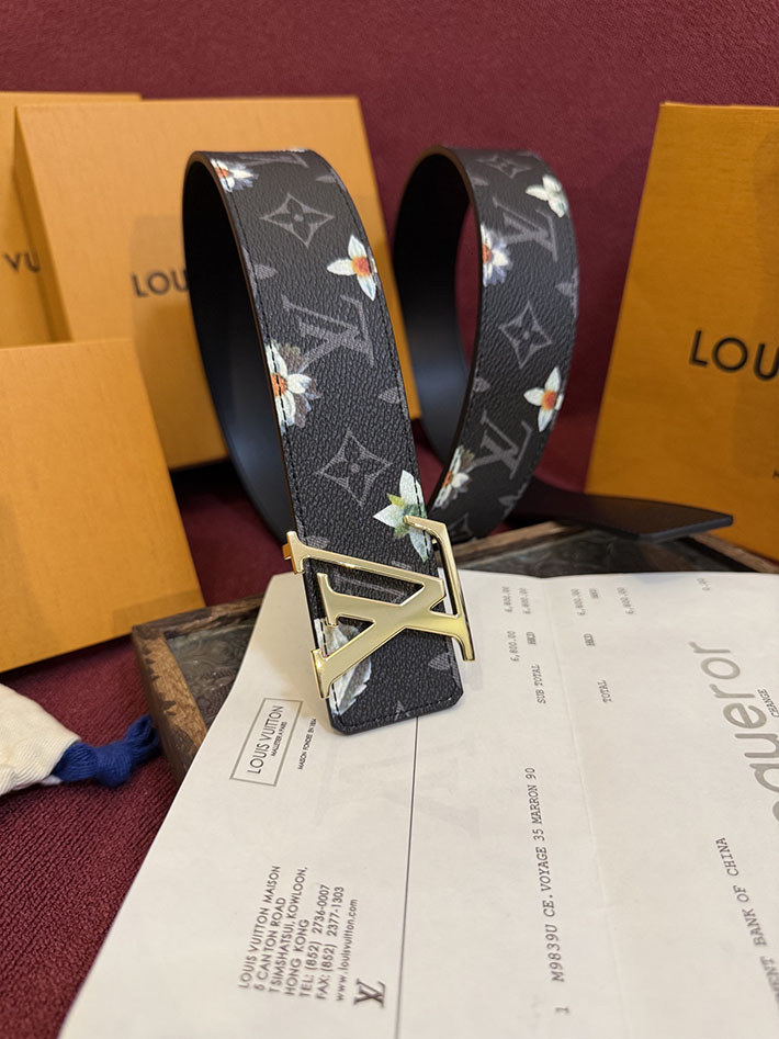 最高級ルイヴィトンスーパーコピー ベルト・LV イニシャル モノグラム・フラワー 40MM リバーシブル 2632533 ルイヴィトン ベルト 交換 - 画像 (6)