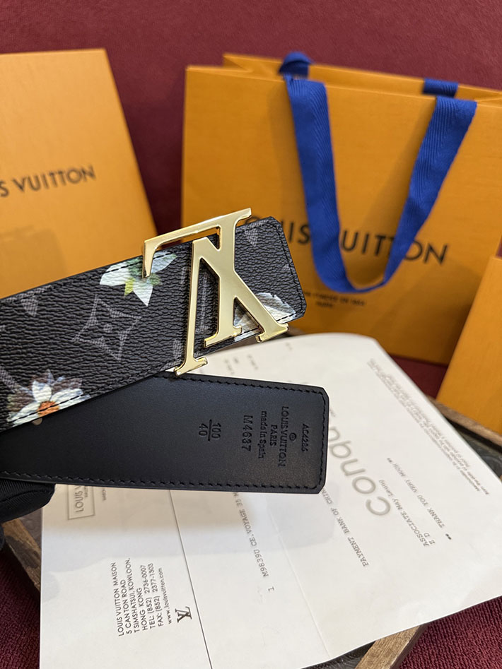 最高級ルイヴィトンスーパーコピー ベルト・LV イニシャル モノグラム・フラワー 40MM リバーシブル 2632533 ルイヴィトン ベルト 交換 - 画像 (5)