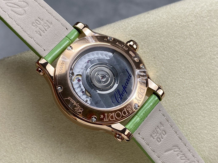 最高級ショパールスーパーコピー CHOPARD Happy Sport ハッピースポーツ 274893-5016 ダイヤモンド5P 2632728 ショパール 時計 レディース - 画像 (4)