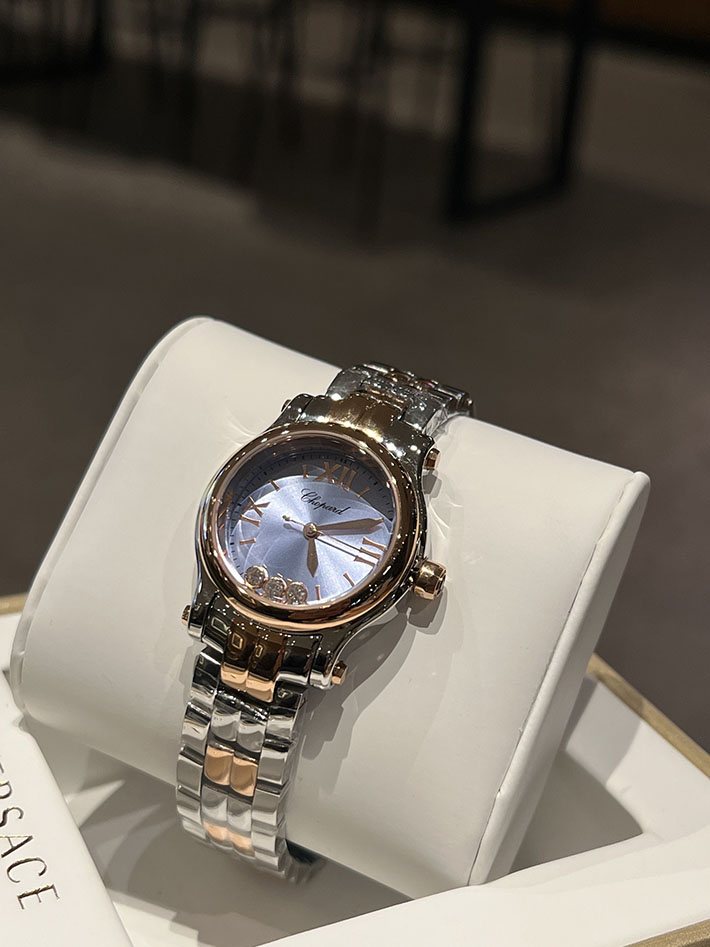 最高級ショパールスーパーコピー CHOPARD ハッピースポーツ クオーツ ルーセントスティール ダイヤモンド 278590-3012 ショパール ハッピースポーツ ピンク - 画像 (7)