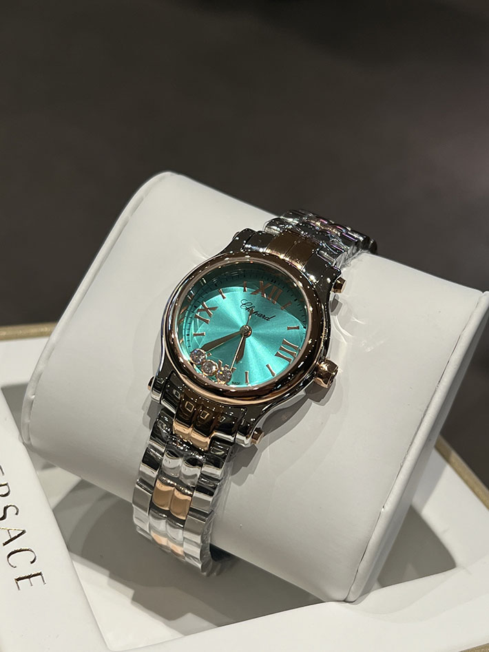 最高級ショパールスーパーコピー CHOPARD ハッピースポーツ クオーツ ルーセントスティール ダイヤモンド 278590-3012 ショパール ハッピースポーツ ピンク - 画像 (6)