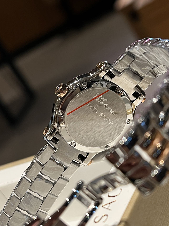 最高級ショパールスーパーコピー CHOPARD ハッピースポーツ クオーツ ルーセントスティール ダイヤモンド 278590-3012 ショパール ハッピースポーツ ピンク - 画像 (4)