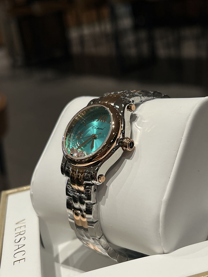 最高級ショパールスーパーコピー CHOPARD ハッピースポーツ クオーツ ルーセントスティール ダイヤモンド 278590-3012 ショパール ハッピースポーツ ピンク - 画像 (3)