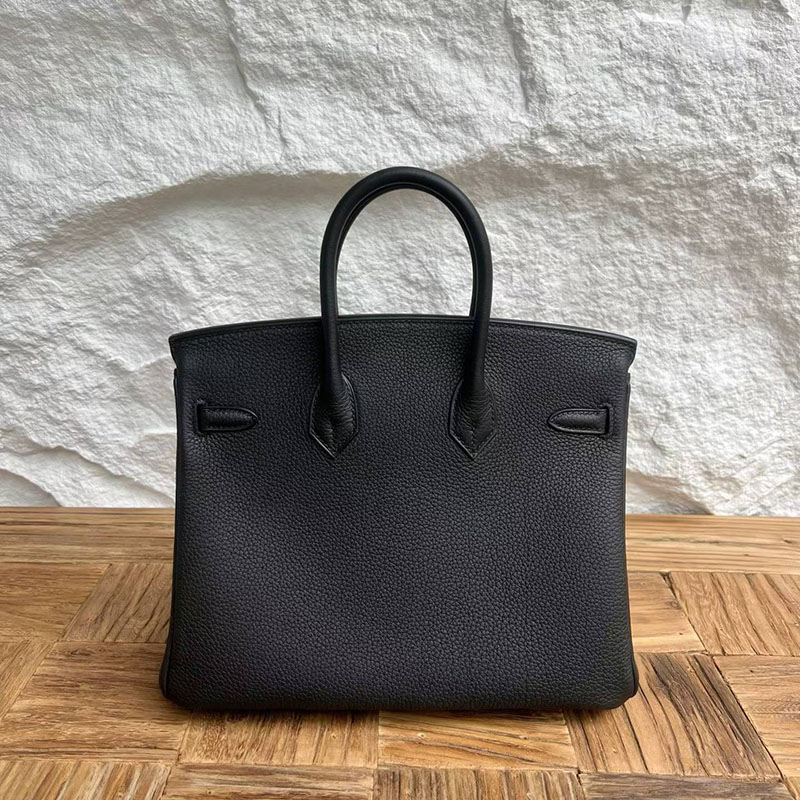 エルメス バーキン 並行輸入 HERMES バーキン25 黒 ブラック フィヨルド シルバー金具 2634005 バーキン25 黒 定価 - 画像 (8)