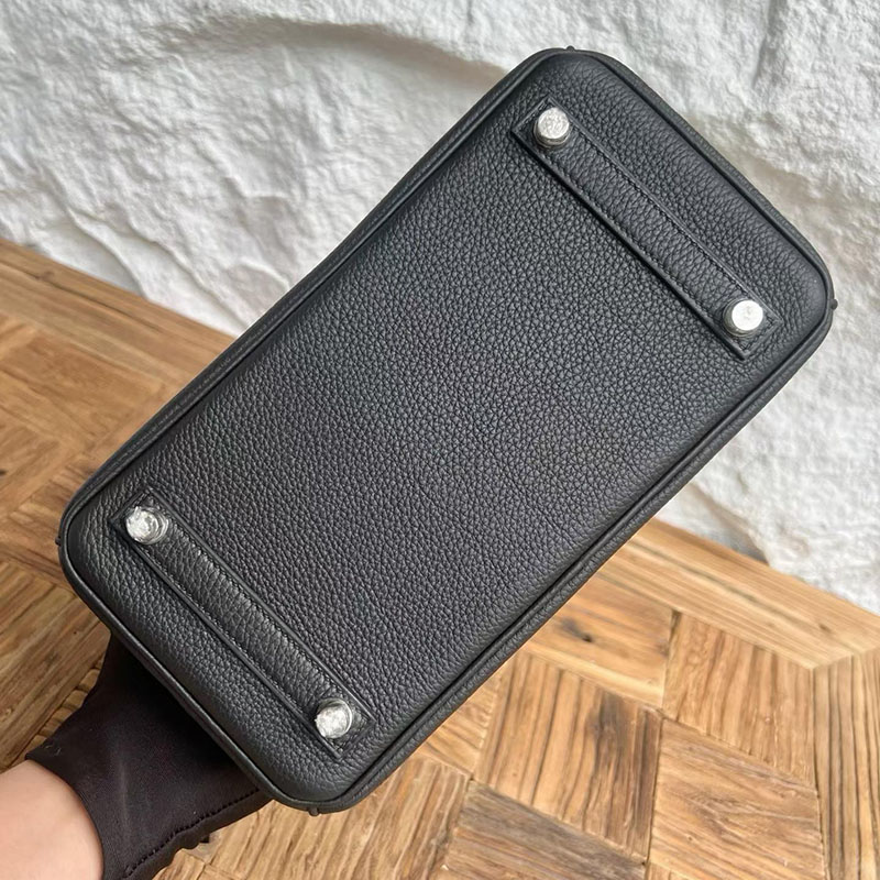 エルメス バーキン 並行輸入 HERMES バーキン25 黒 ブラック フィヨルド シルバー金具 2634005 バーキン25 黒 定価 - 画像 (2)
