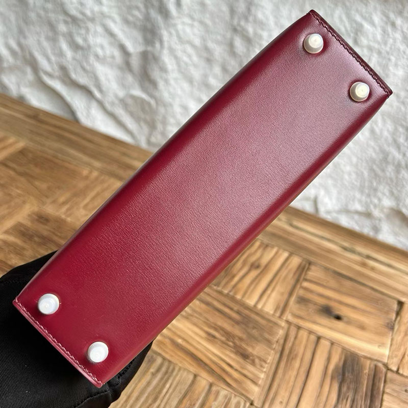 エルメス ケリーミニ2の通販 HERMES ケリーミニ2 外縫い ルージュアッシュ ボックスカーフ ゴールド金具 2634024 エルメス ミニケリー 定価 - 画像 (2)