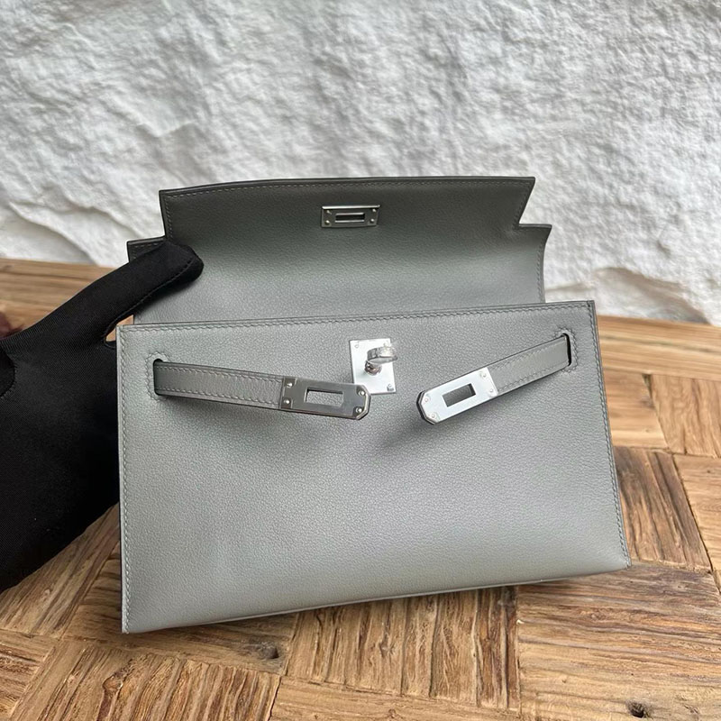 エルメスコピー通販 HERMES ポシェットケリー グリメイヤー スイフト シルバー金具 H084047CK0L エルメス ミニケリー2 定価 - 画像 (6)