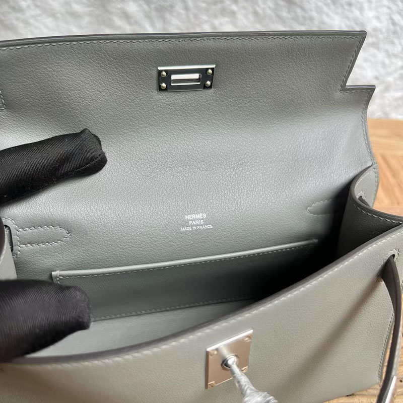 エルメスコピー通販 HERMES ポシェットケリー グリメイヤー スイフト シルバー金具 H084047CK0L エルメス ミニケリー2 定価 - 画像 (4)