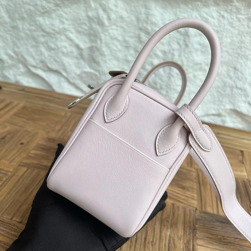 エルメス リンディミニの通販 HERMES ミニリンディ モーヴペール ゴールド スイフト シルバー金具 H085955CK09 エルメス ピンク 人気色 - 画像 (8)