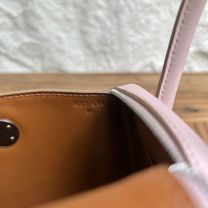 エルメス リンディミニの通販 HERMES ミニリンディ モーヴペール ゴールド スイフト シルバー金具 H085955CK09 エルメス ピンク 人気色 - 画像 (4)