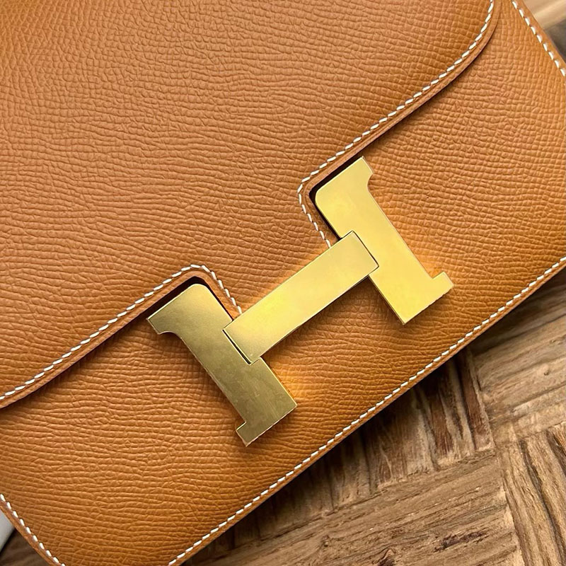 エルメスコピー通販 HERMES コンスタンス3 ミニ ゴールド ヴォーエプソン ゴールド金具 H056341CC37 エルメス ショルダーバッグ 公式 - 画像 (9)