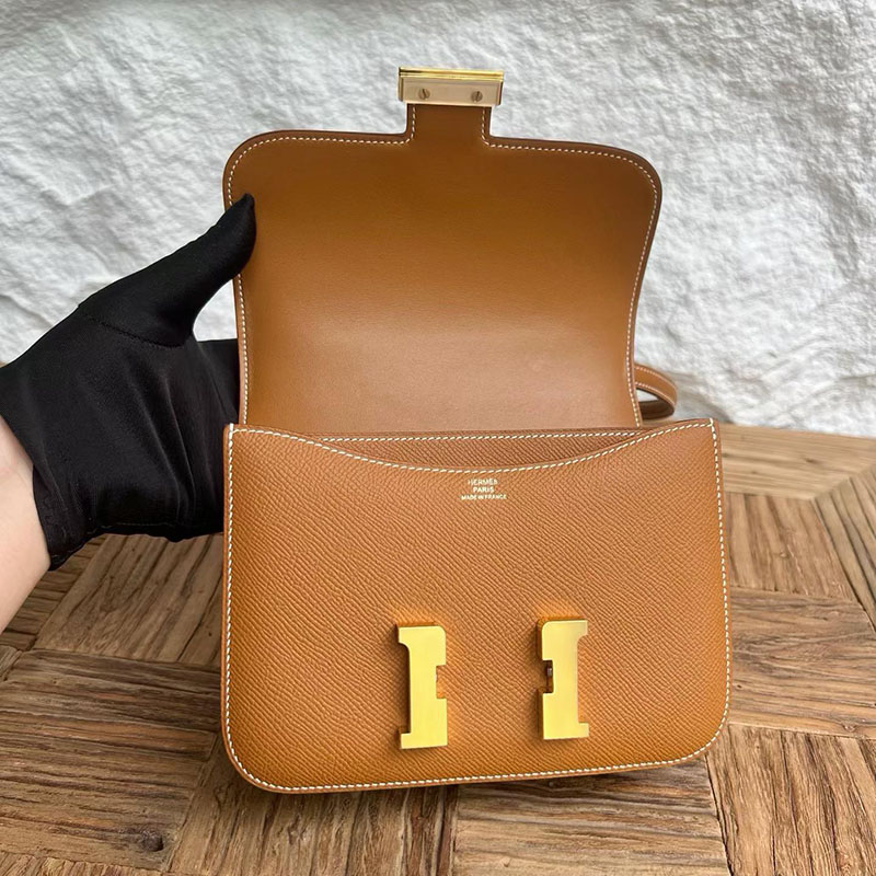 エルメスコピー通販 HERMES コンスタンス3 ミニ ゴールド ヴォーエプソン ゴールド金具 H056341CC37 エルメス ショルダーバッグ 公式 - 画像 (6)