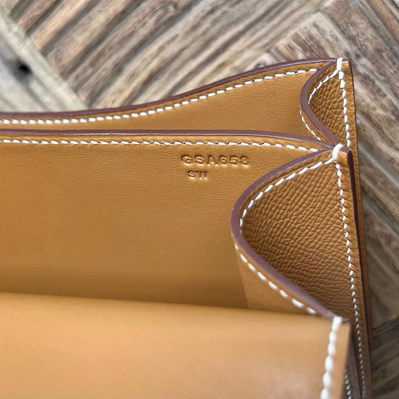 エルメスコピー通販 HERMES コンスタンス3 ミニ ゴールド ヴォーエプソン ゴールド金具 H056341CC37 エルメス ショルダーバッグ 公式 - 画像 (4)