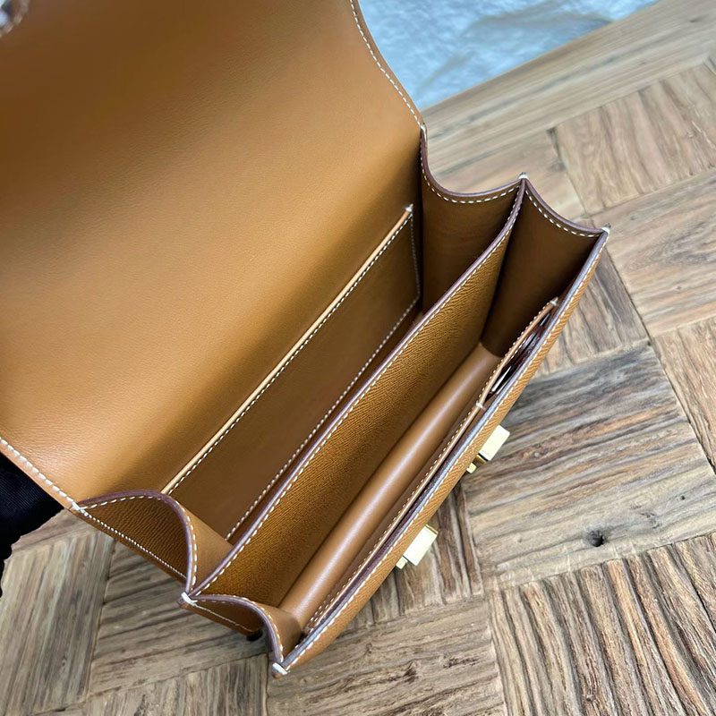 エルメスコピー通販 HERMES コンスタンス3 ミニ ゴールド ヴォーエプソン ゴールド金具 H056341CC37 エルメス ショルダーバッグ 公式 - 画像 (3)