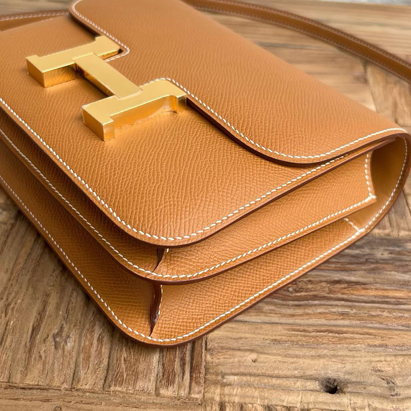 エルメスコピー通販 HERMES コンスタンス3 ミニ ゴールド ヴォーエプソン ゴールド金具 H056341CC37 エルメス ショルダーバッグ 公式 - 画像 (2)