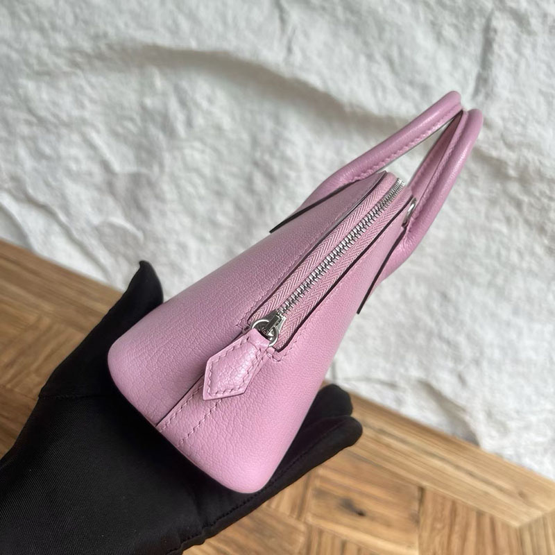 エルメスコピー通販 HERMES ボリード1923 ミニ モーヴシルベストル シェブルミゾル シルバー金具 H073444CKX9 ボリード ミニ 風 - 画像 (3)