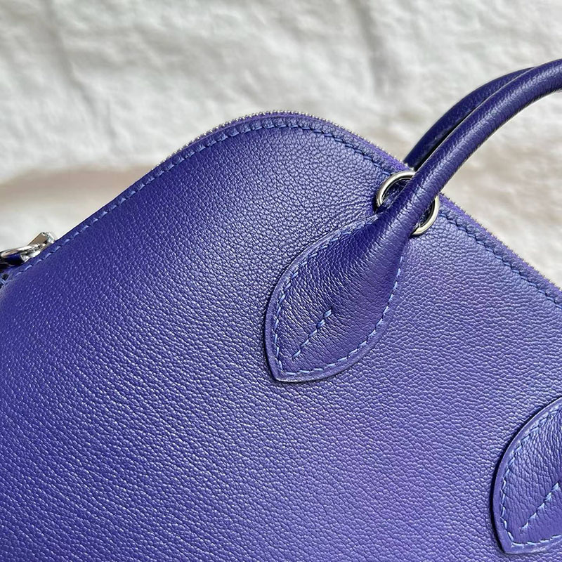 エルメスコピー通販 HERMES ボリード1923 ミニ パープル シェブルミゾル シルバー金具 H073444CKX3 ボリード ミニサイズ - 画像 (8)