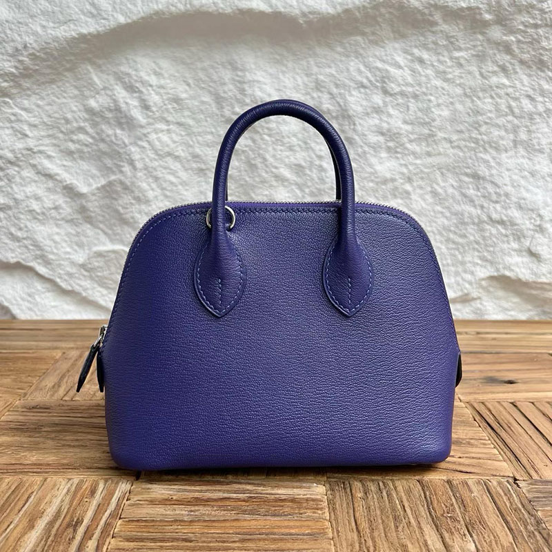 エルメスコピー通販 HERMES ボリード1923 ミニ パープル シェブルミゾル シルバー金具 H073444CKX3 ボリード ミニサイズ - 画像 (7)