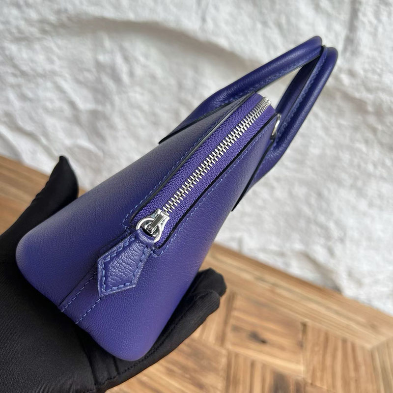 エルメスコピー通販 HERMES ボリード1923 ミニ パープル シェブルミゾル シルバー金具 H073444CKX3 ボリード ミニサイズ - 画像 (5)