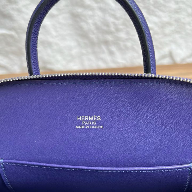 エルメスコピー通販 HERMES ボリード1923 ミニ パープル シェブルミゾル シルバー金具 H073444CKX3 ボリード ミニサイズ - 画像 (3)