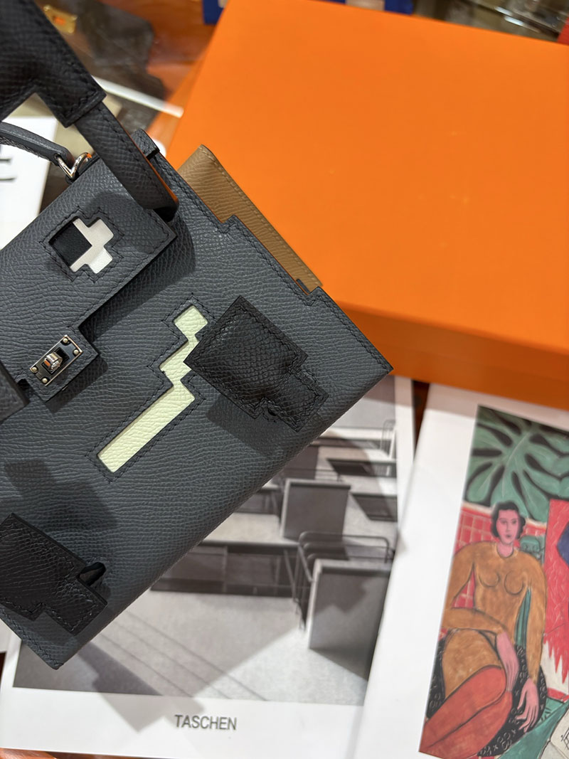 エルメスコピー通販 HERMES ケリードール ピクト ミニハンドバッグ グリミスティ グレー シルバー金具 2634134 ケリードール ピクト 定価 - 画像 (2)