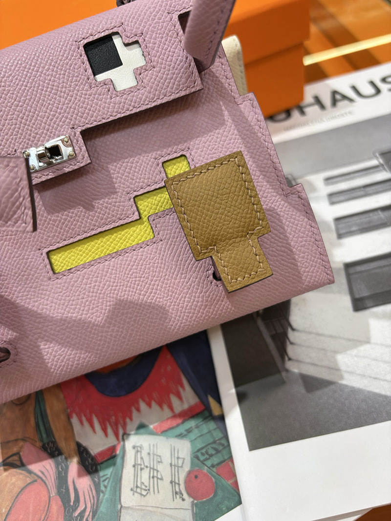 エルメスコピー通販 HERMES ケリードール ピクト ミニハンドバッグ モーヴシルヴェストル シルバー金具 2634140 ケリードールピクト アウトレット - 画像 (6)