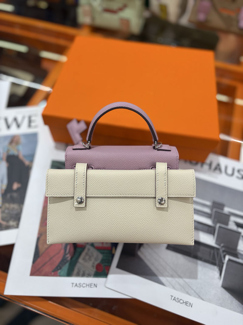 エルメスコピー通販 HERMES ケリードール ピクト ミニハンドバッグ モーヴシルヴェストル シルバー金具 2634140 ケリードールピクト アウトレット - 画像 (3)