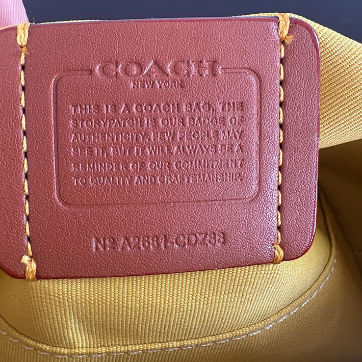 コーチ バッグ アウトレット COACH ケイトリン ショルダー バッグ・キルティング ソフト イエロー CDZ88 IMPM2 コーチ バッグ ショルダー - 画像 (2)