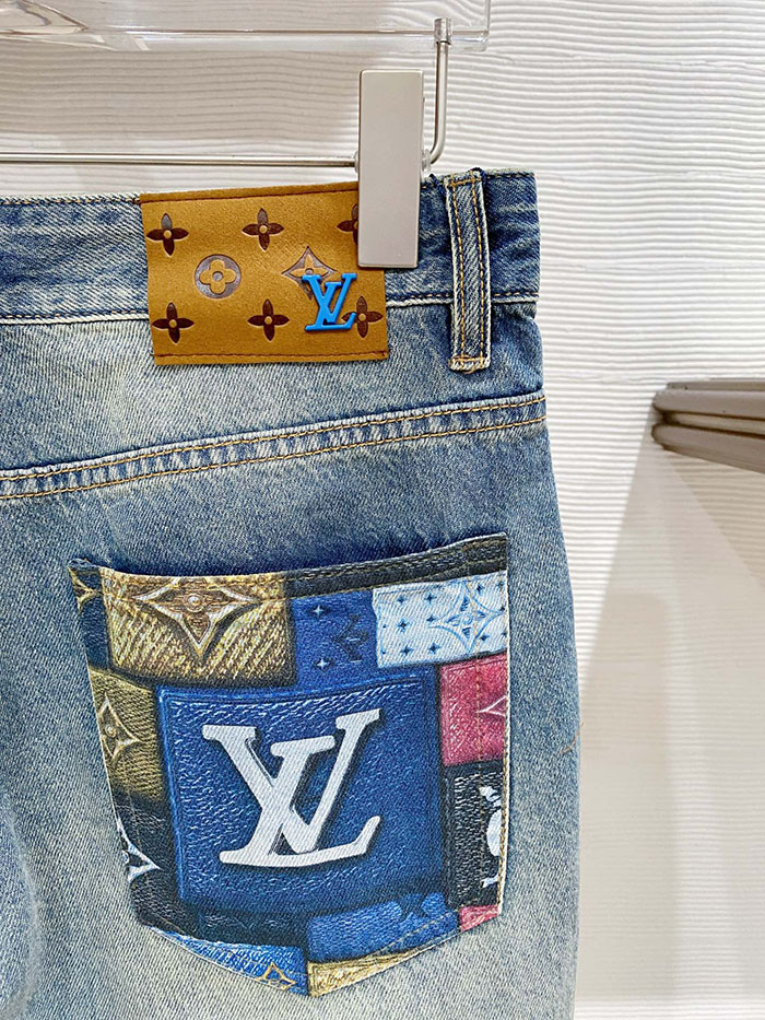最高級ルイヴィトンスーパーコピー Louis Vuitton 2026新作 デニム ハーフパンツ ショートパンツ clothes202600510 ルイヴィトン パンツ メンズ - 画像 (4)