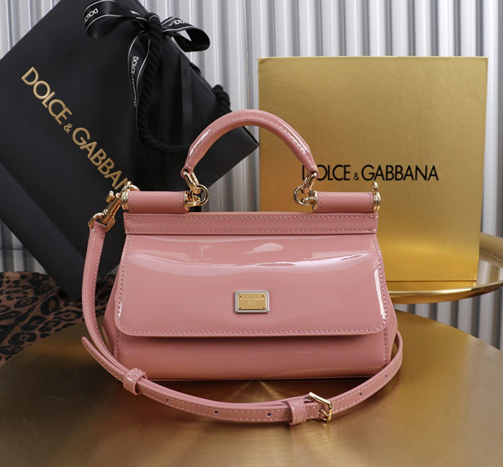 ドルガバ バッグ アウトレット Dolce & Gabbana ハンドバッグ シシリー スモール ピンク 2633511 ドルチェ&ガッバーナ バッグ レディース - 画像 (9)