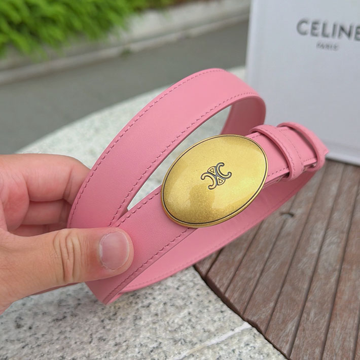 最高級セリーヌスーパーコピー CELINE レディース ミディアム リバーシブル アリクス ベルト ピンク 2633543 セリーヌ ベルト リバーシブル - 画像 (7)