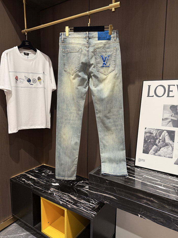 最高級ルイヴィトンスーパーコピー Louis Vuitton コットン 2026年春夏 メンズ ストレートレッグジーンズ clothes202600592 ルイヴィトン メンズジーンズ 安い - 画像 (9)