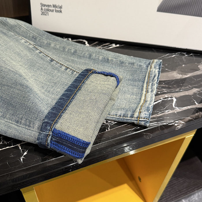 最高級ルイヴィトンスーパーコピー Louis Vuitton コットン 2026年春夏 メンズ ストレートレッグジーンズ clothes202600592 ルイヴィトン メンズジーンズ 安い - 画像 (5)