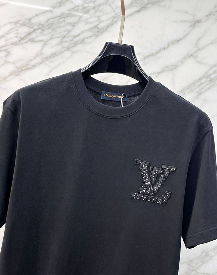 最高級ルイヴィトンスーパーコピー Louis Vuitton 2026年春夏新作 🐫 クルーネック ピュアコットン 半袖Tシャツ clothes202600627 ルイヴィトン メンズ Tシャツ 新作 - 画像 (2)