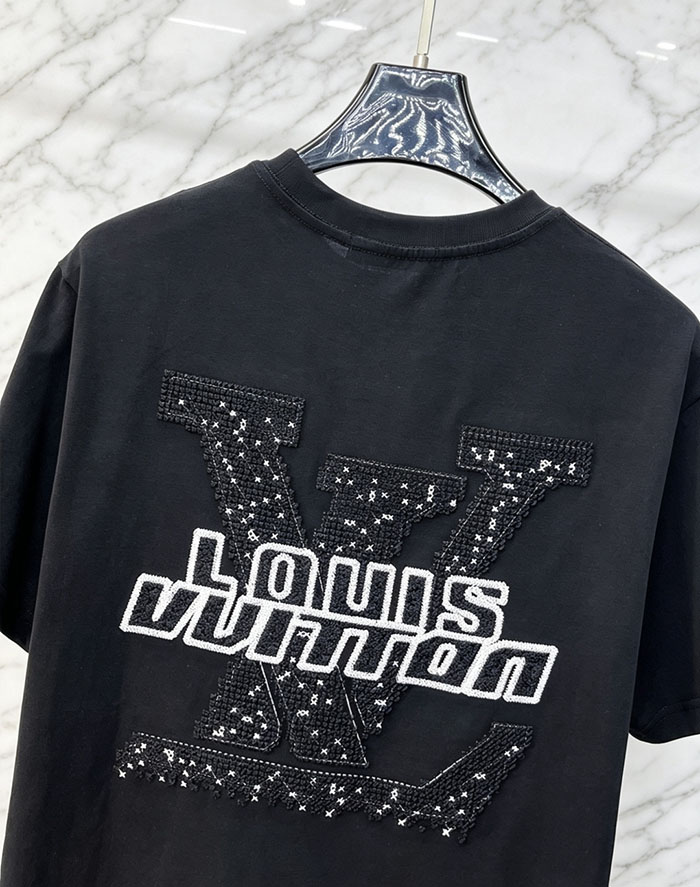 最高級ルイヴィトンスーパーコピー Louis Vuitton 2026年春夏新作 🐫 クルーネック ピュアコットン 半袖Tシャツ clothes202600627 ルイヴィトン メンズ Tシャツ 新作 - 画像 (10)