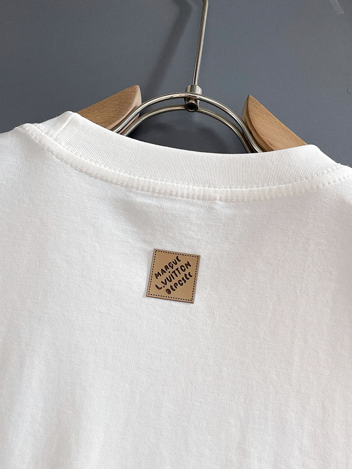 最高級ルイヴィトンスーパーコピー Louis Vuitton 2026年春夏新作 マーセライズドコットン半袖Tシャツ clothes202600644 ルイヴィトン 白Tシャツ 新作 - 画像 (5)