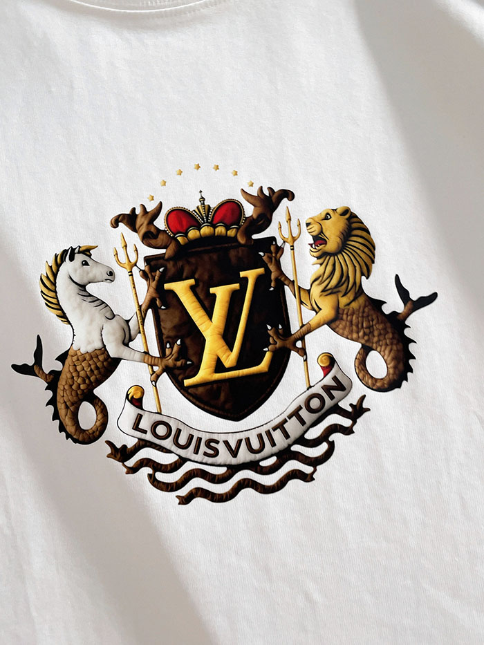 最高級ルイヴィトンスーパーコピー Louis Vuitton 2026年春夏新作 マーセライズドコットン半袖Tシャツ clothes202600644 ルイヴィトン 白Tシャツ 新作 - 画像 (10)