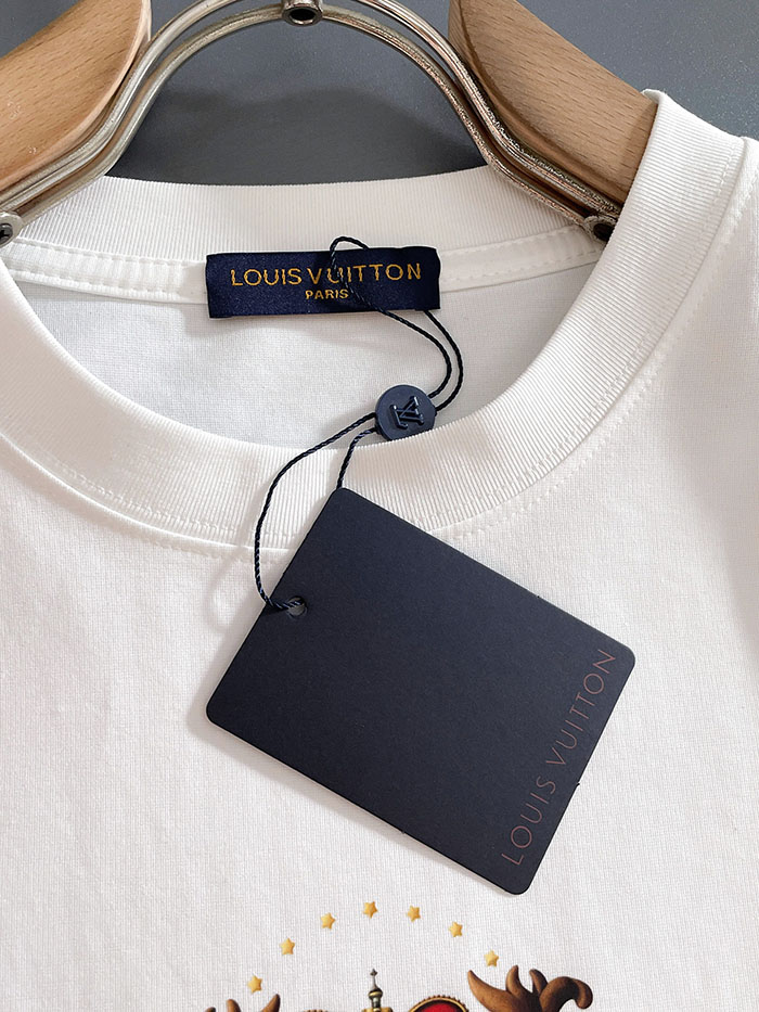 最高級ルイヴィトンスーパーコピー Louis Vuitton 2026年春夏新作 マーセライズドコットン半袖Tシャツ clothes202600644 ルイヴィトン 白Tシャツ 新作 - 画像 (8)